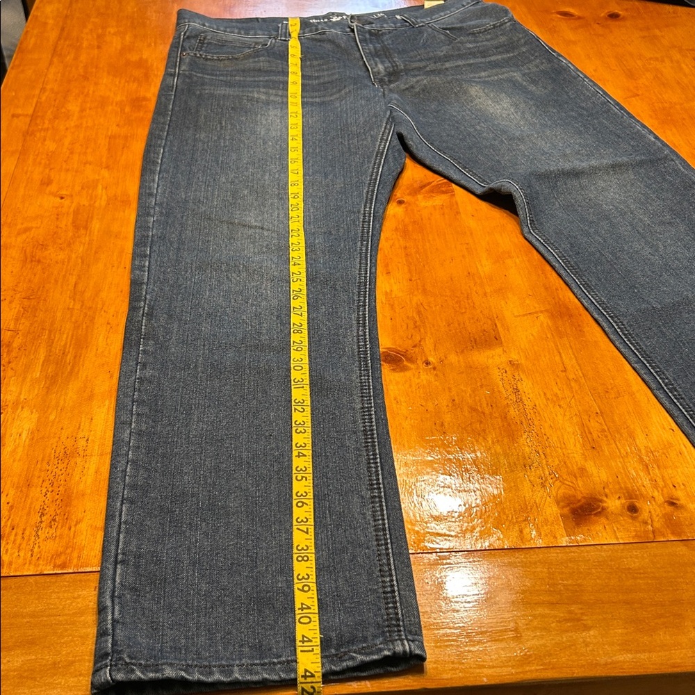Beverly Hills Polo Club Straight Leg Lightly Distressed Denim Jeans Pants - Picture 7 of 8